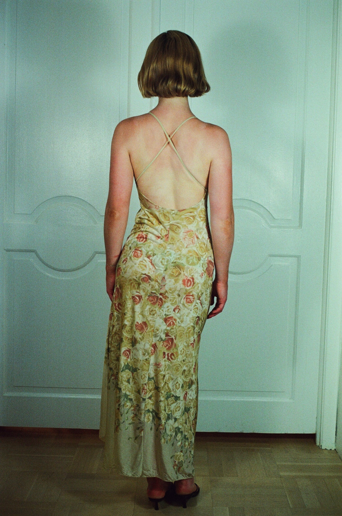 Stunning archival SS1998 Roberto Cavalli floral dress