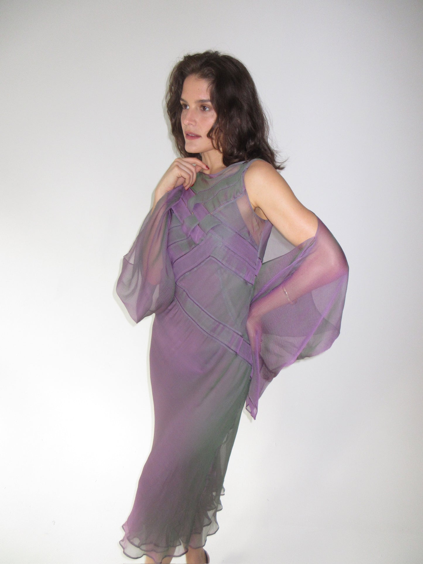 SS1998 Alberta Ferretti silk dress