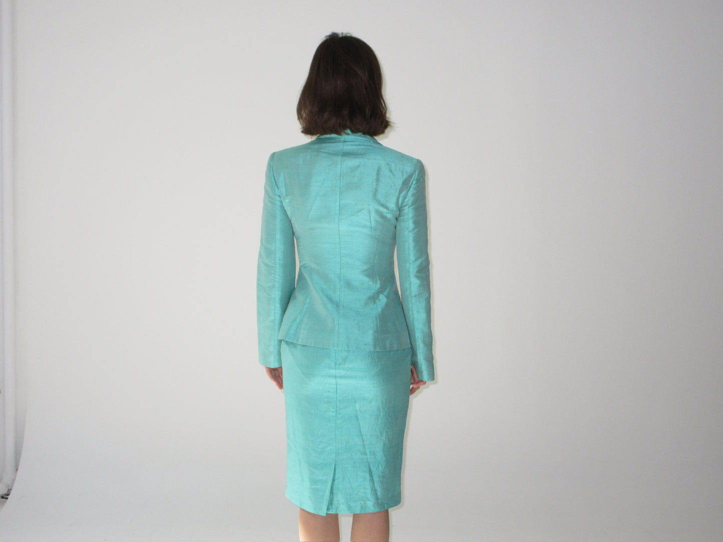 Vintage D&G silk turquoise set