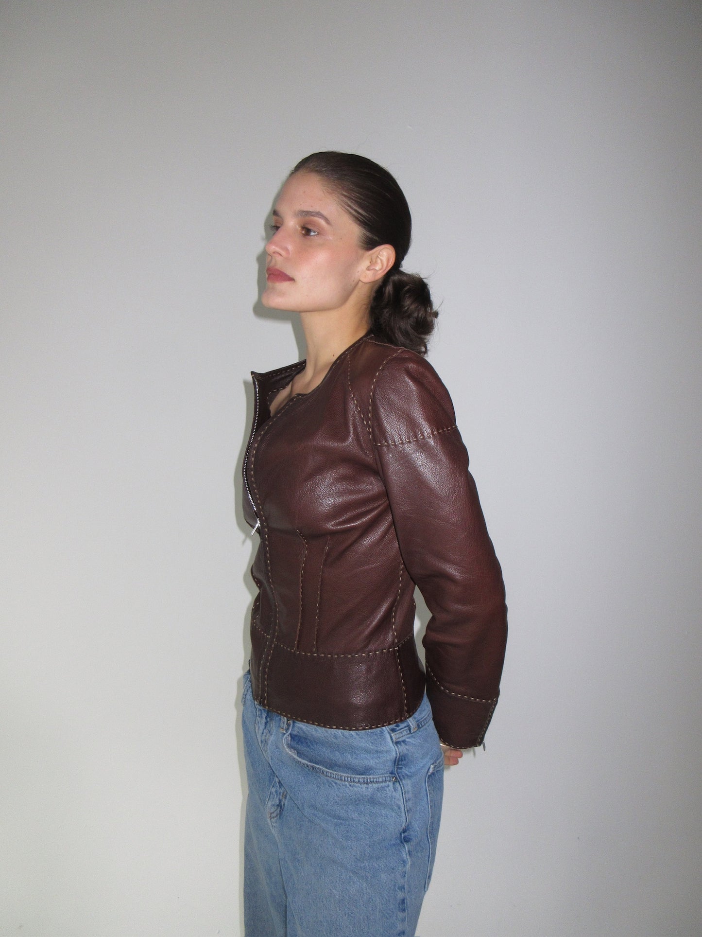 Fendi Leather Jacket/Top
