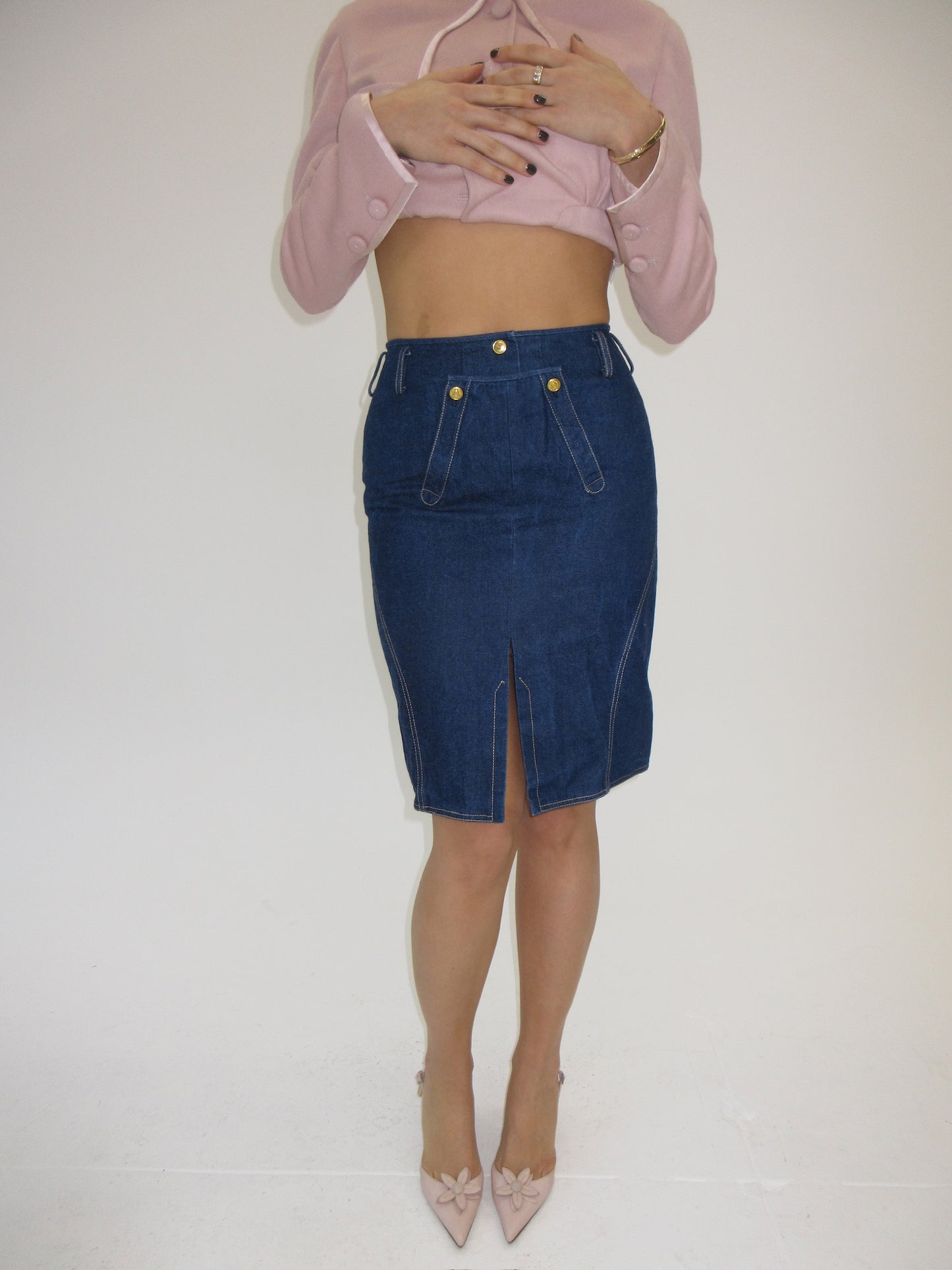 Vintage Dior by Galliano denim skirt