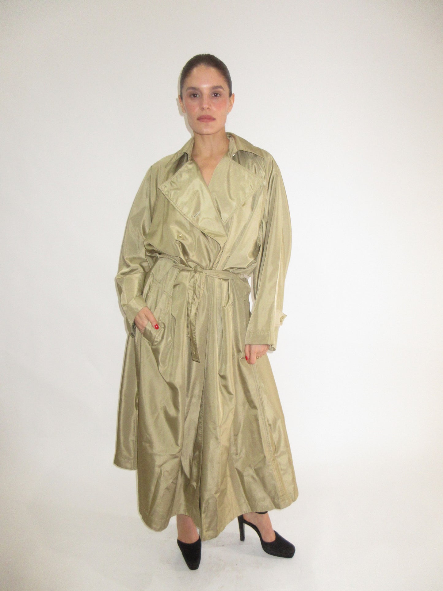 FW1986 Alaïa silk trench