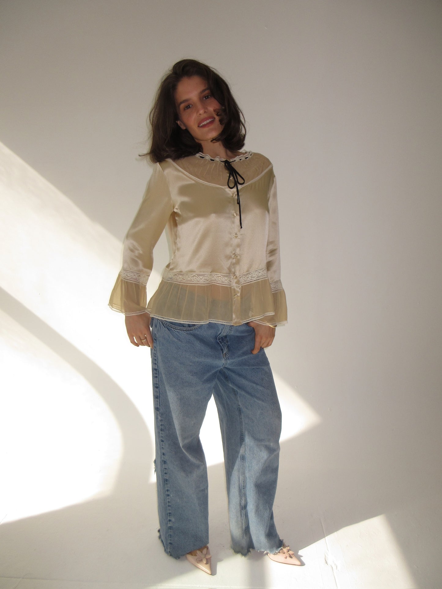 Vintage Alberta Ferretti silk top