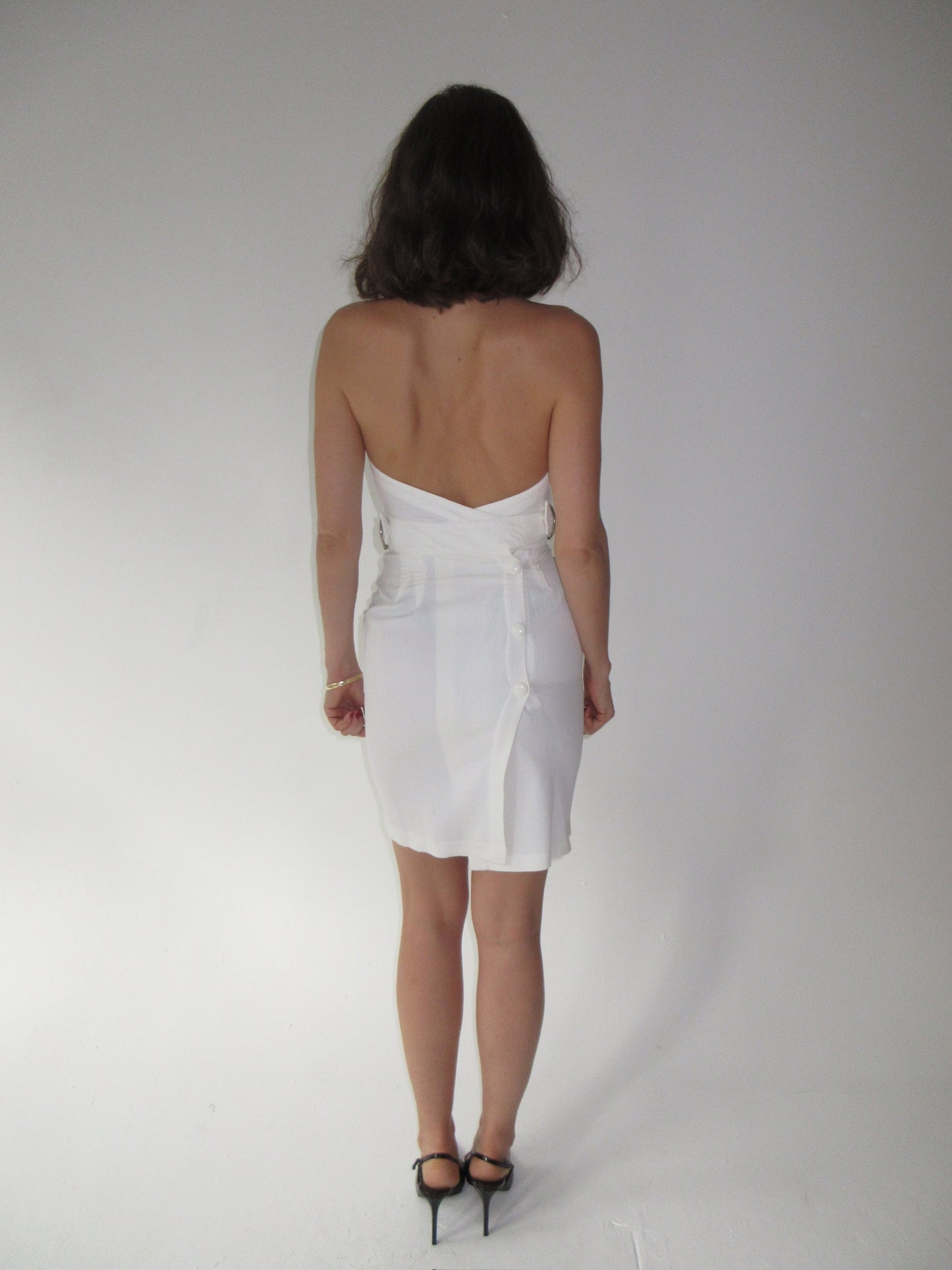 1982 Thierry Mugler white dress