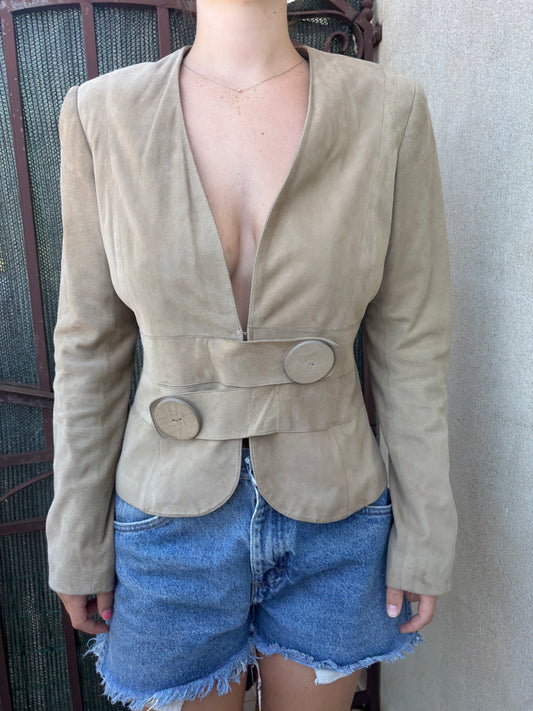 Valentino Suede Jacket