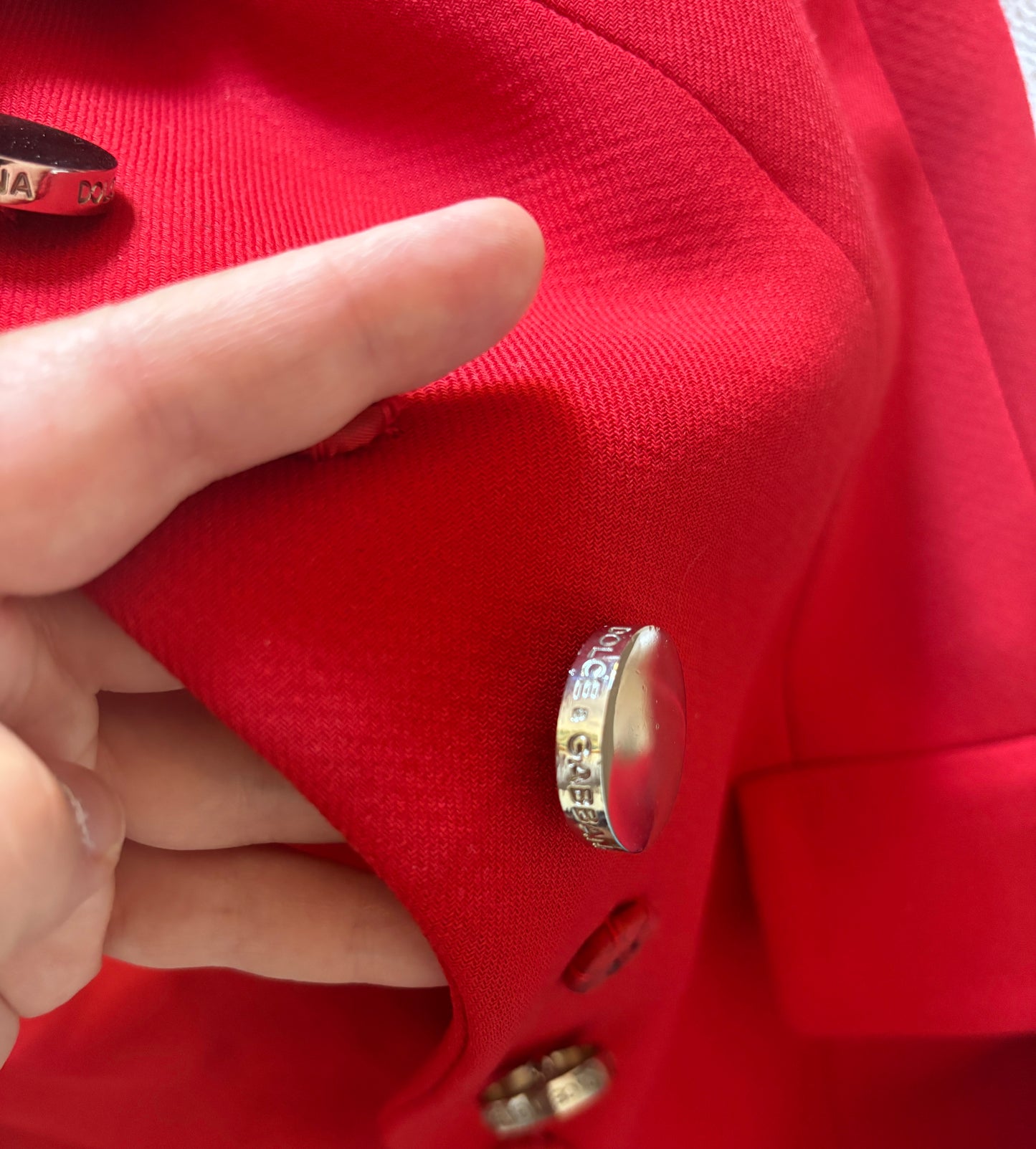 Iconic FW1995 Dolce & Gabbana Red Jacket