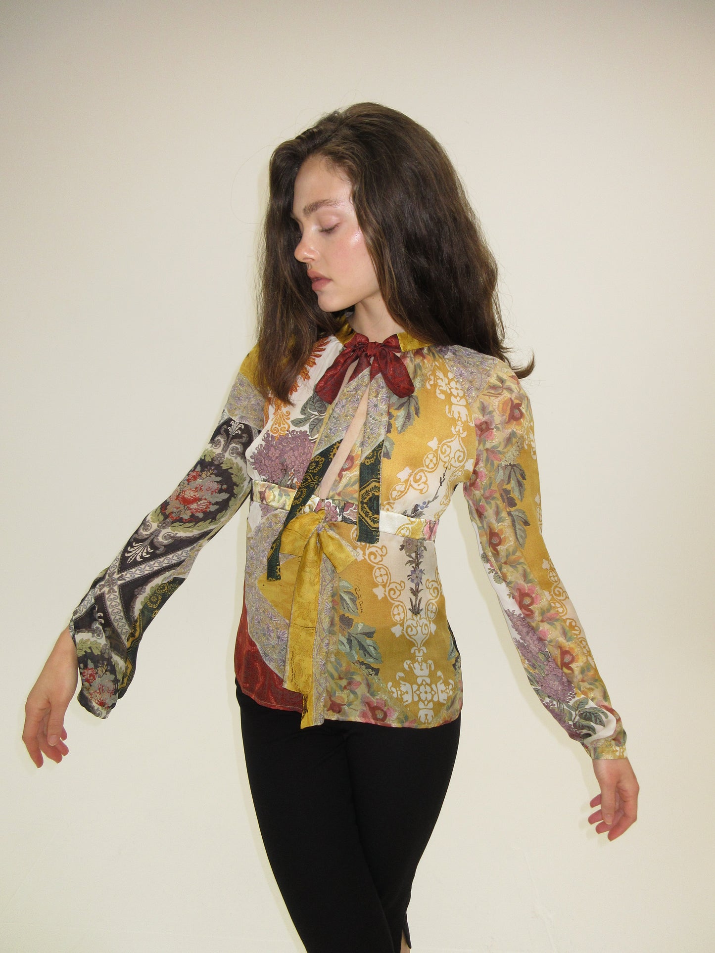 Vintage Roberto Cavalli silk top