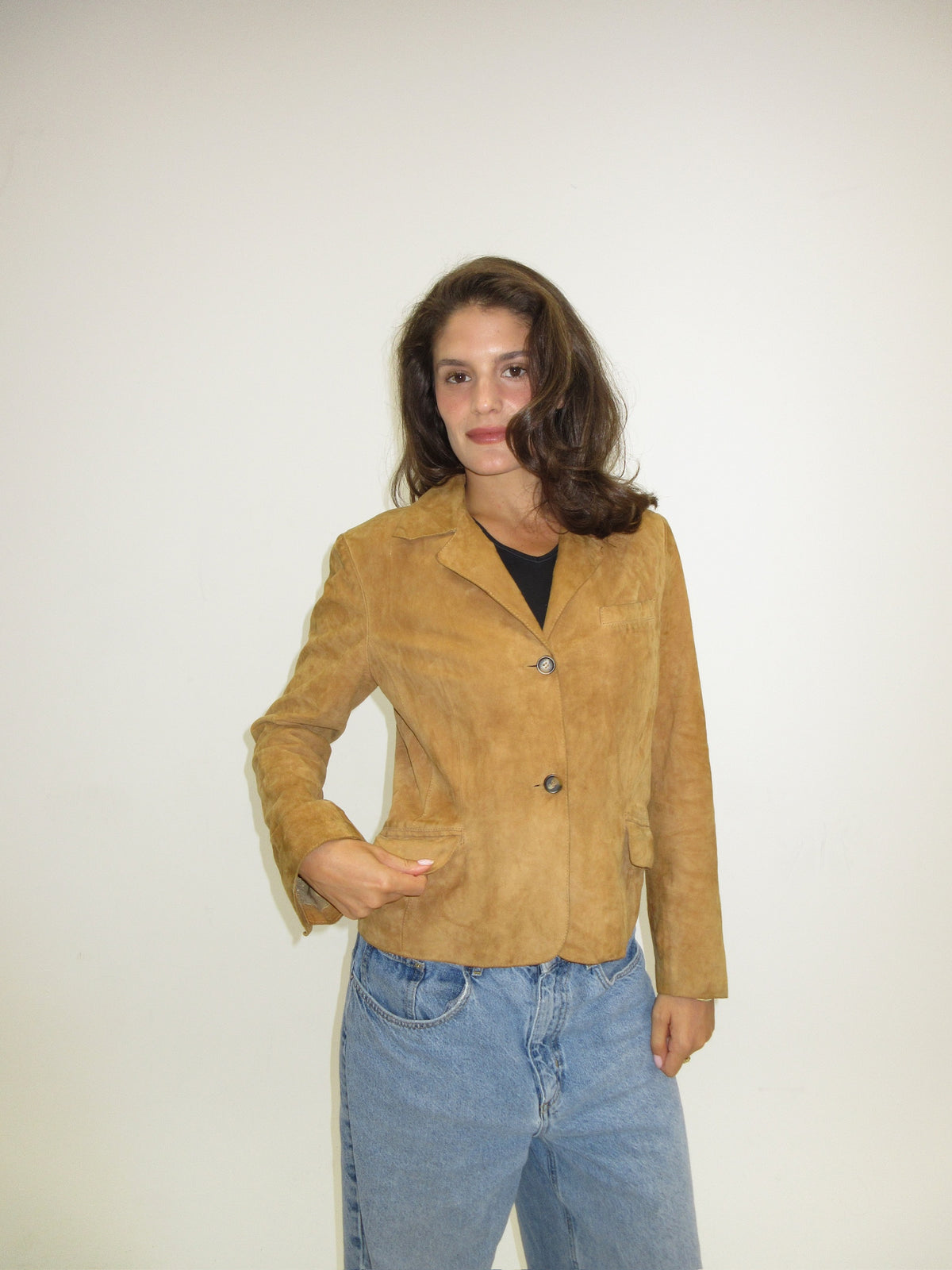 Vintage D&G suede jacket