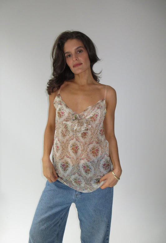 Dolce & Gabbana silk runway top