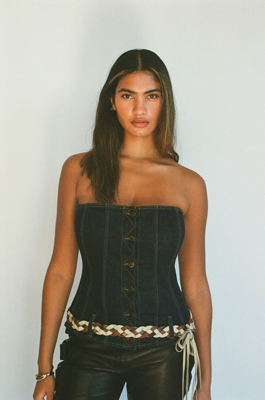 Vintage D&G Strapless Corset