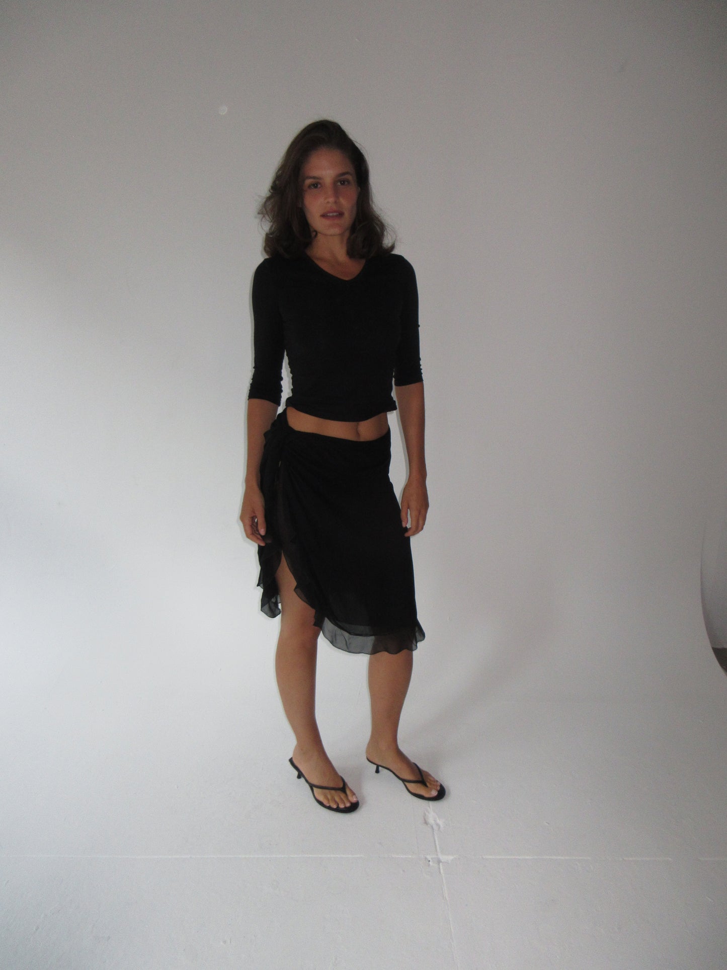 Vintage Valentino silk skirt