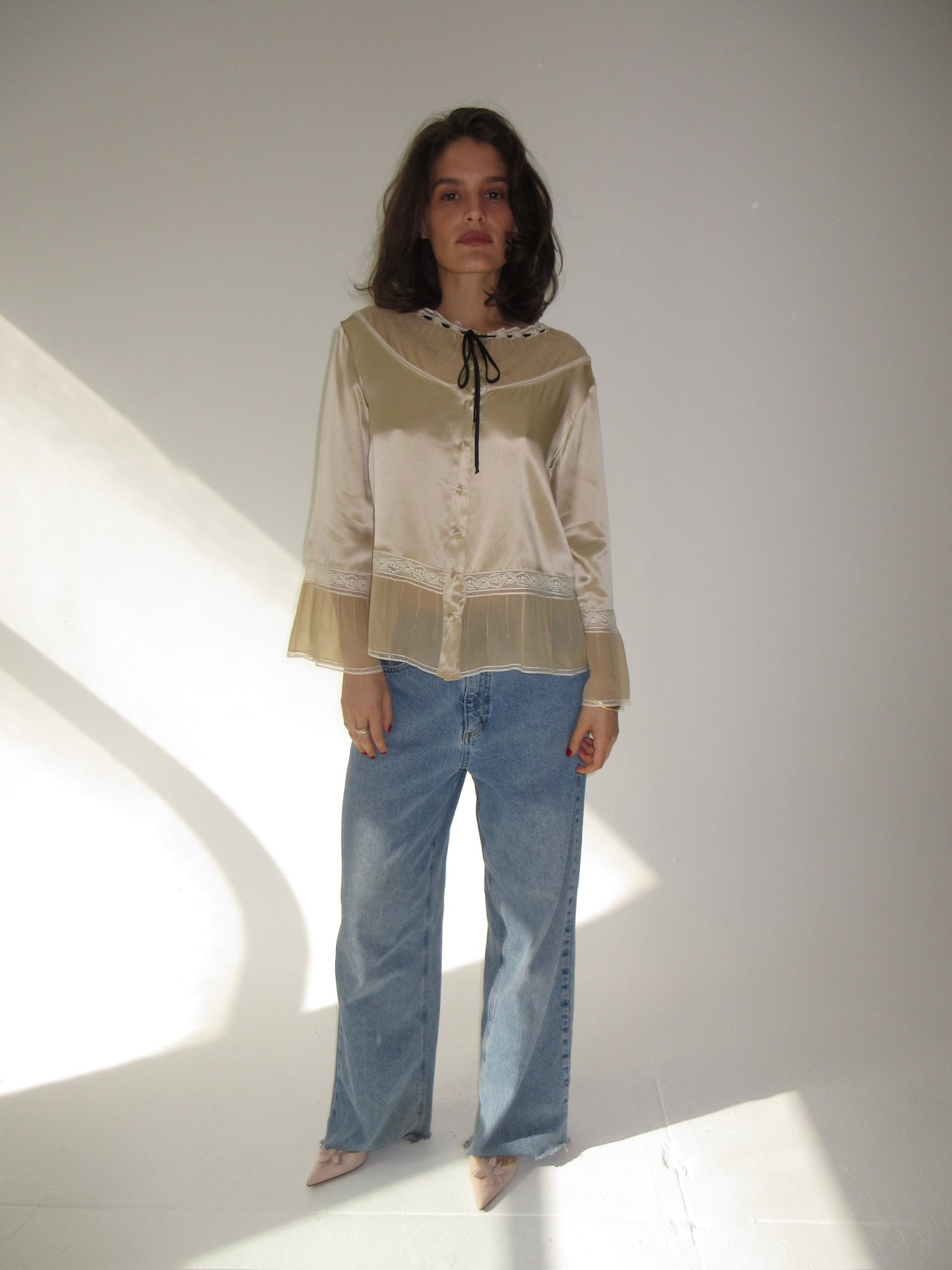 Vintage Alberta Ferretti silk top