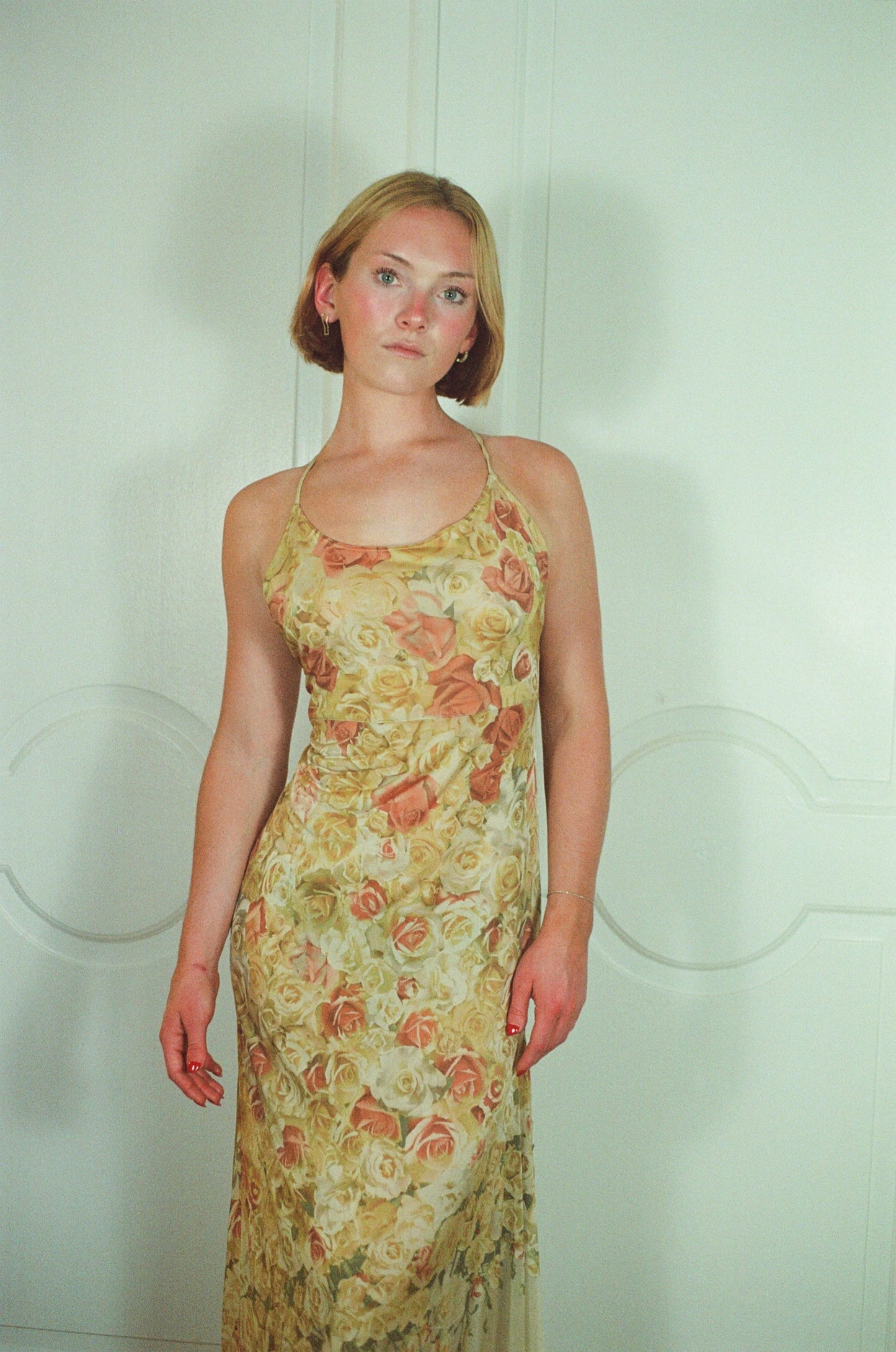 Stunning archival SS1998 Roberto Cavalli floral dress