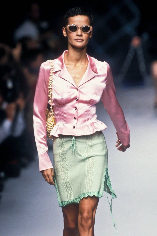 SS1995 Chloé by Karl Lagerfeld runway top