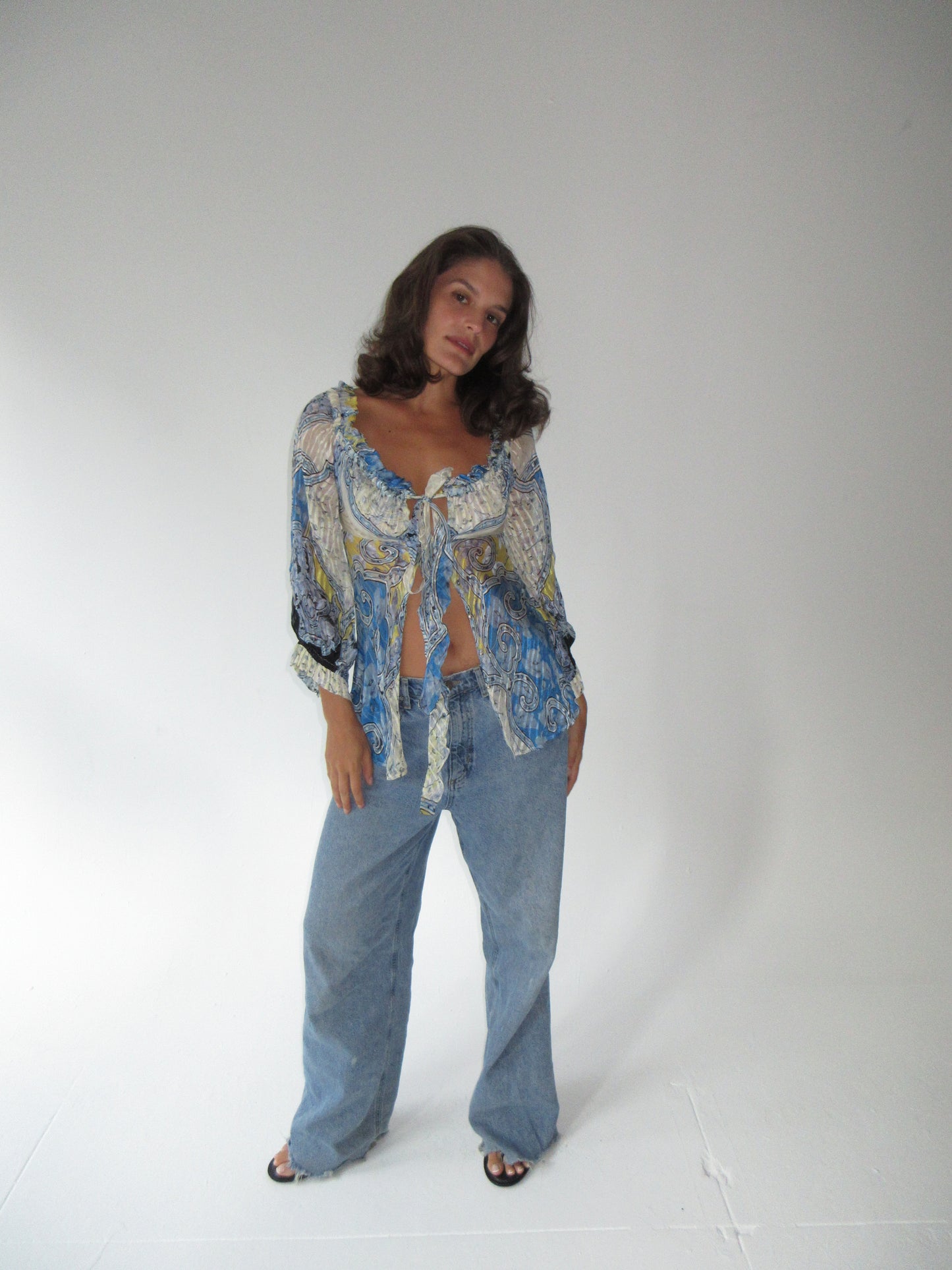 Vintage Roberto cavalli silk top