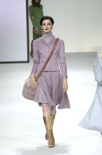 Valentino FW2000 purple Runway Jacket