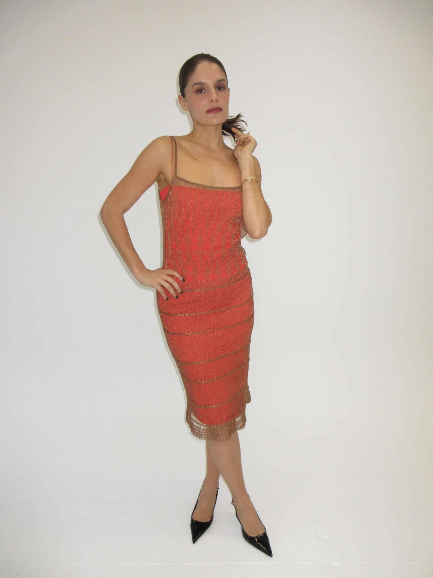 90s Gianni Versace Couture Crochet dress