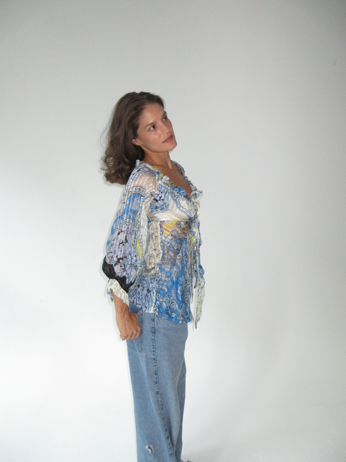 Vintage Roberto cavalli silk top