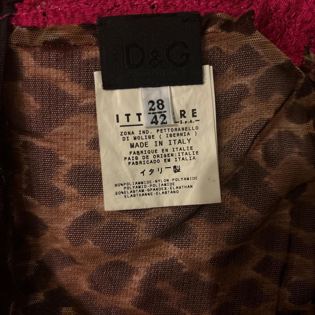 vintage D&G cheetah and floral top