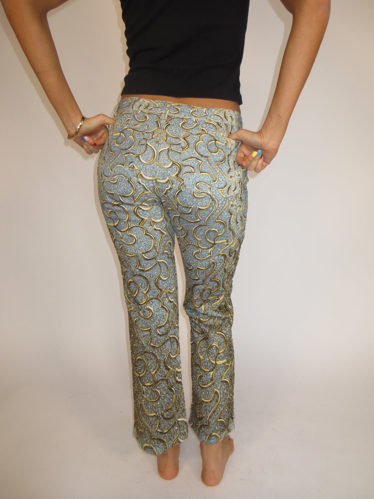 SS2000 Roberto Cavalli beaded pants