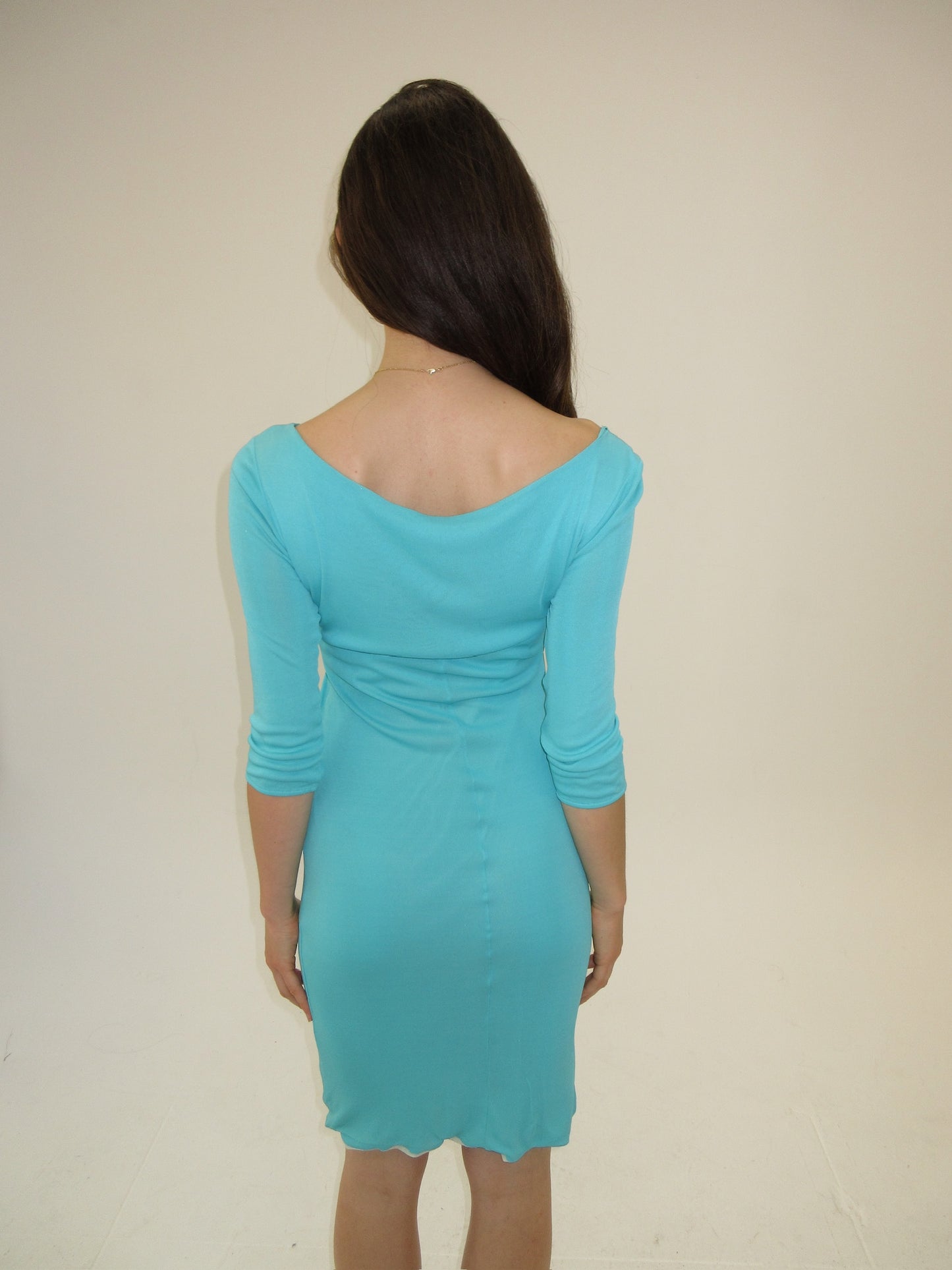 Vintage Blumarine turquoise dress