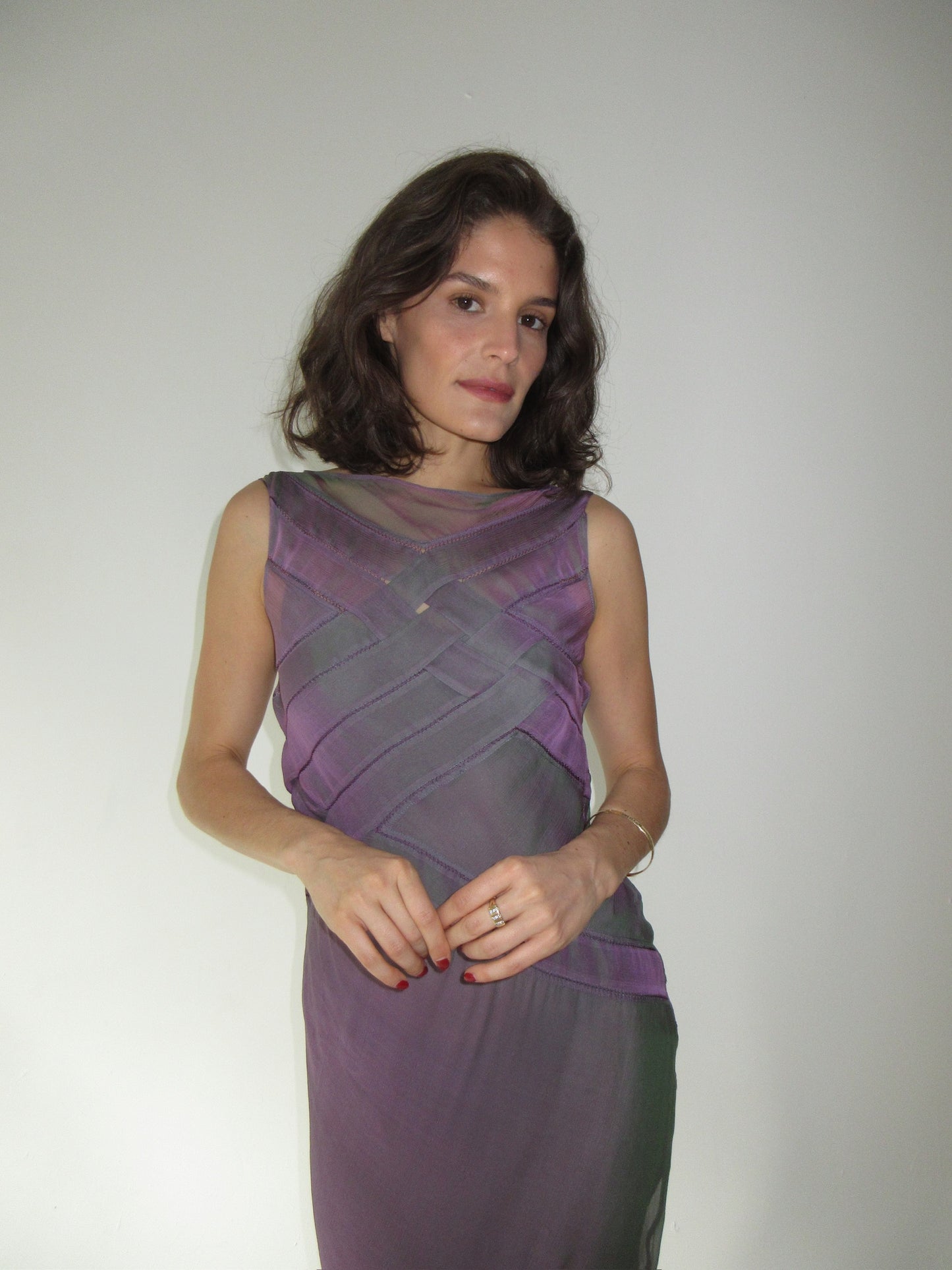 SS1998 Alberta Ferretti silk dress