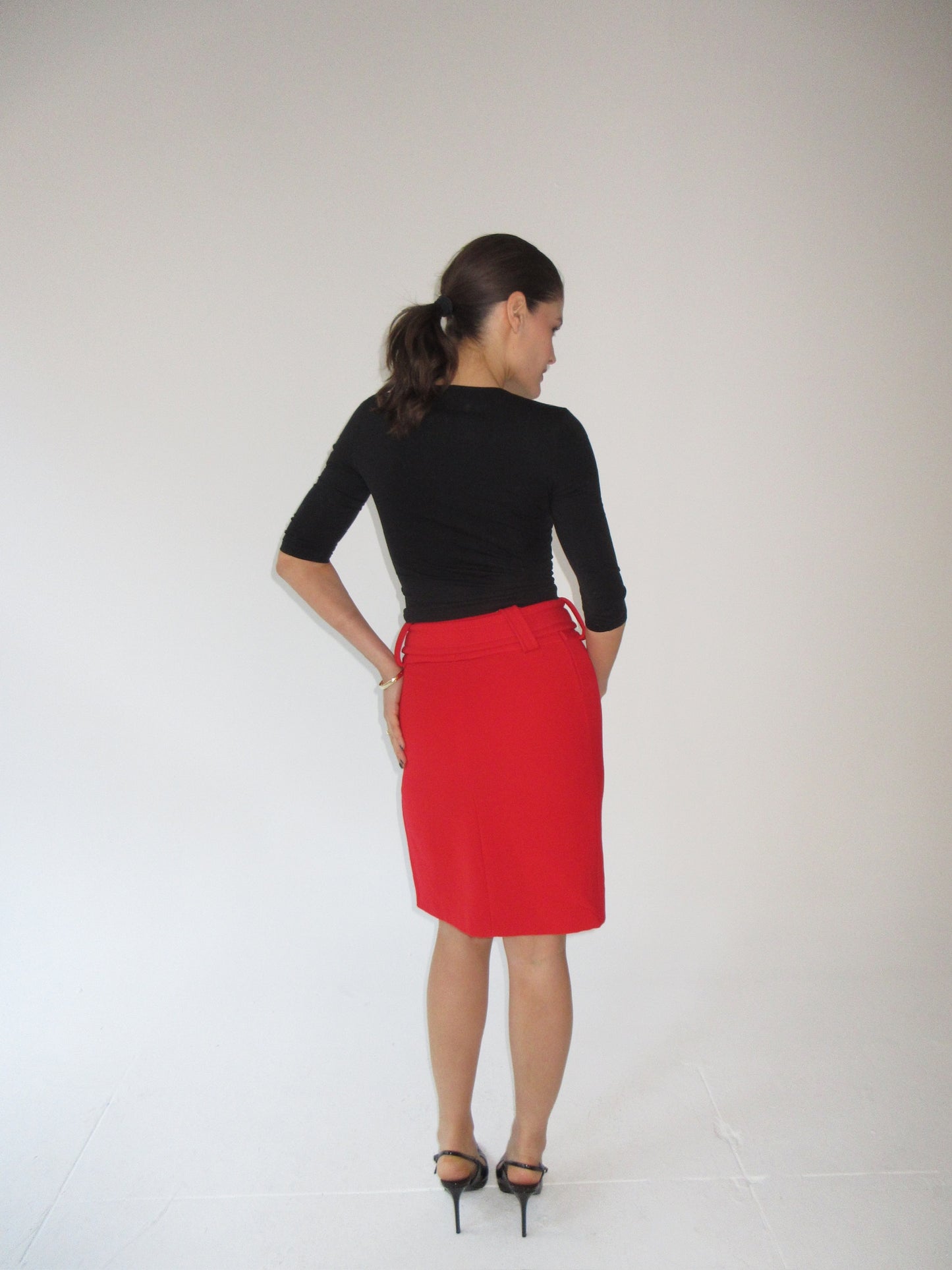 Vintage Dolce & Gabbana red skirt