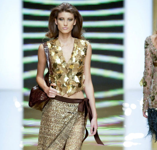 FW2002 Valentino Beaded skirt