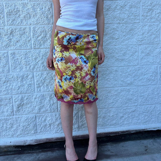 Dior by Galliano silk skirt