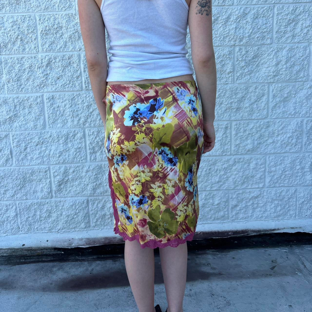 Dior by Galliano silk skirt