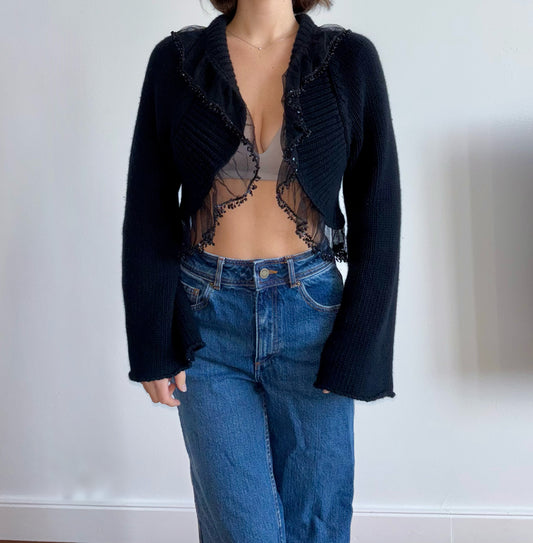 FW2001 Valentino wool bolero