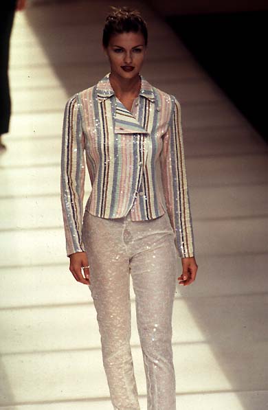 SS1997 Emporio Armani sequined runway jacket