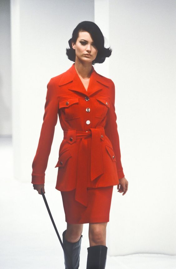 FW1995 Dolce & Gabbana red jacket