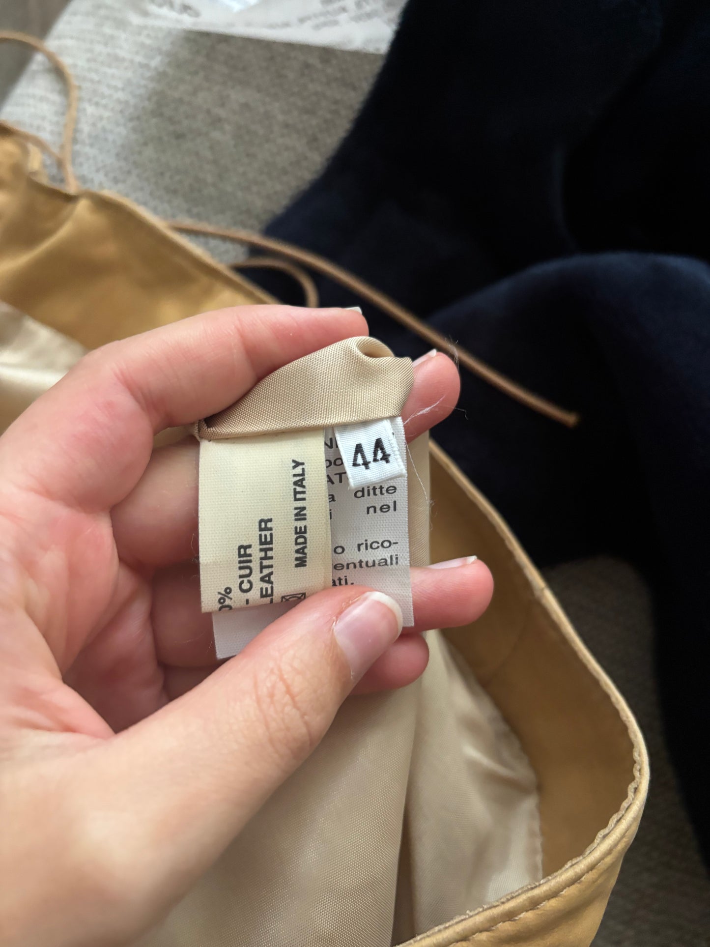 Vintage D&G leather pants