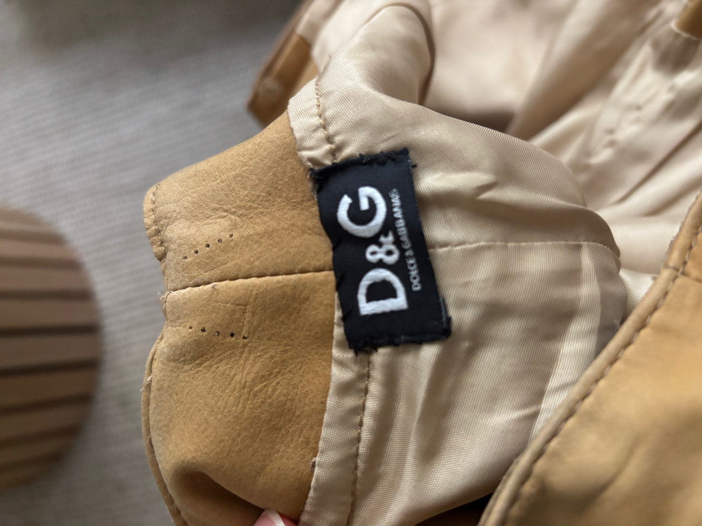 Vintage D&G leather pants