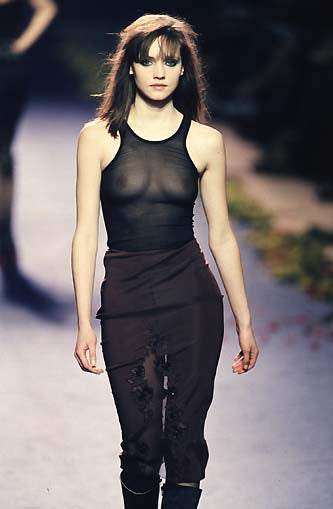 FW1998 Chloé by Stella McCartney runway beaded skirt