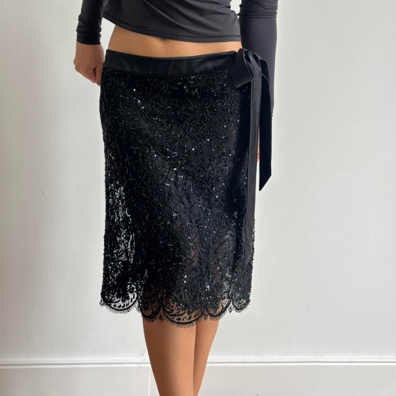 FW2002 Valentino Beaded skirt