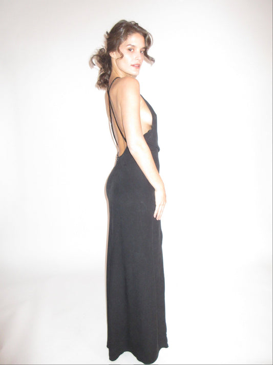 FW2001 Valentino Backless gown