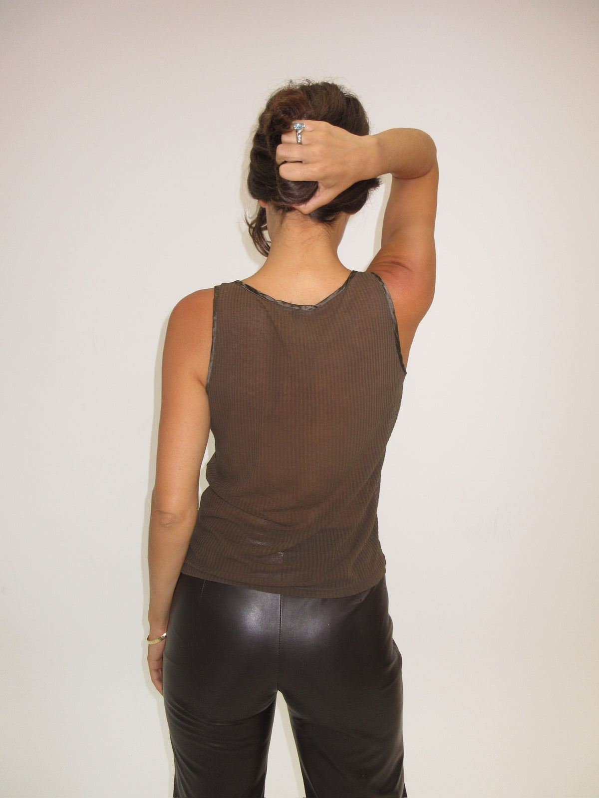 Gucci Brown Tank Top