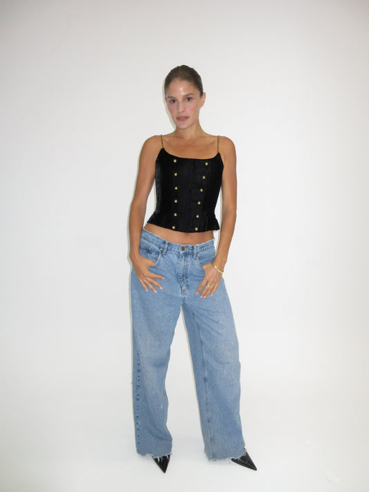 FW 1993 Chanel Velvet Corset