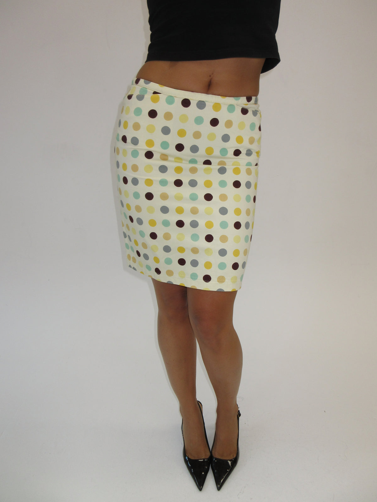 Vintage Prada polka dot skirt