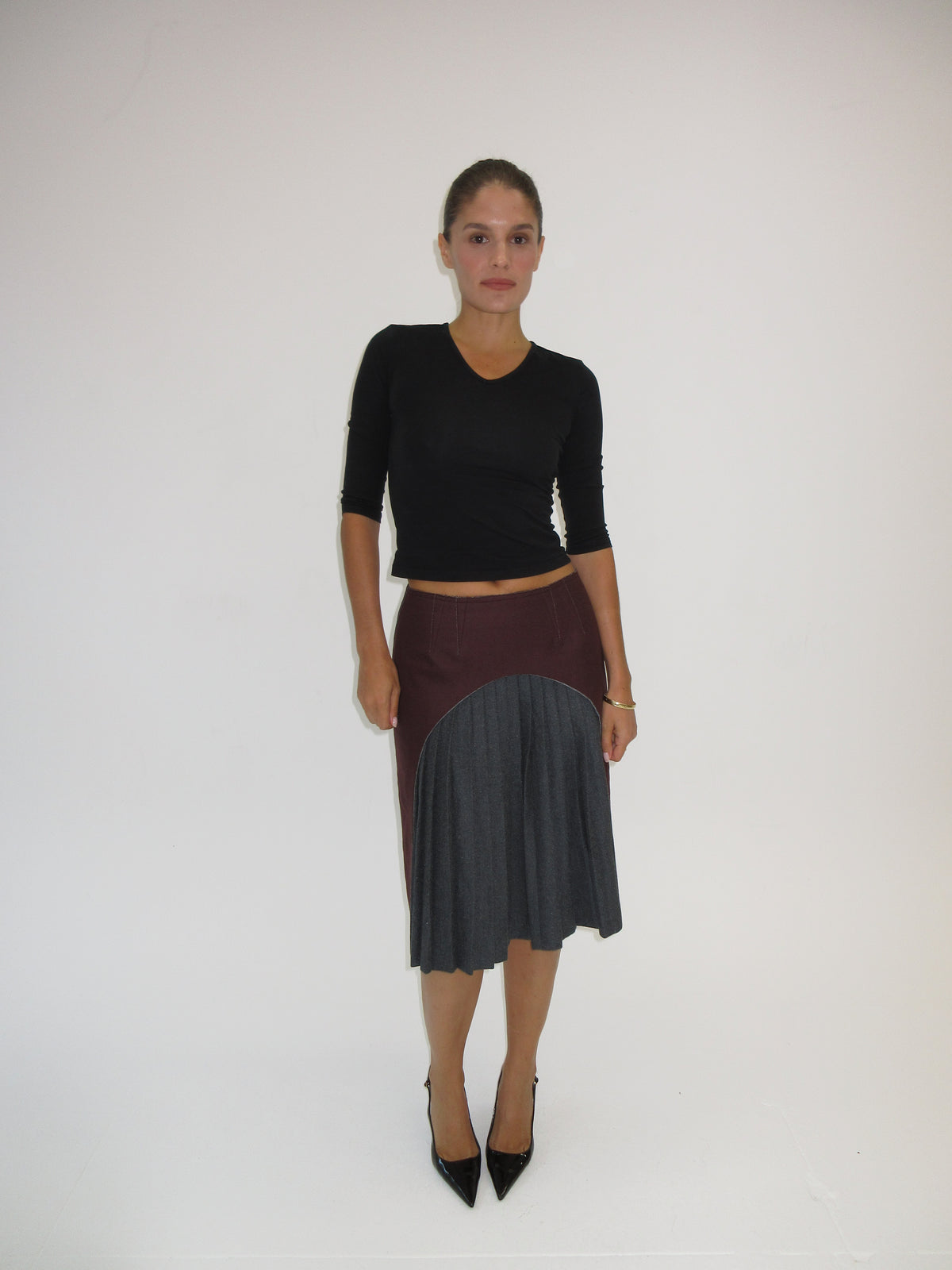 Vintage Fendi wool skirt