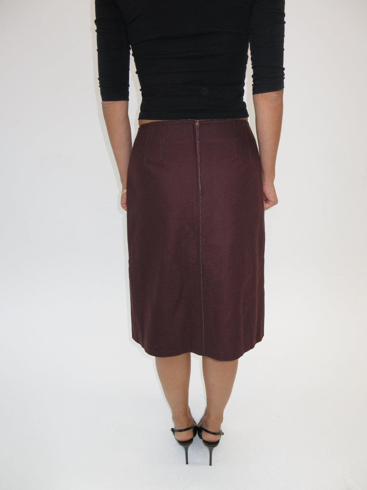 Vintage Fendi wool skirt