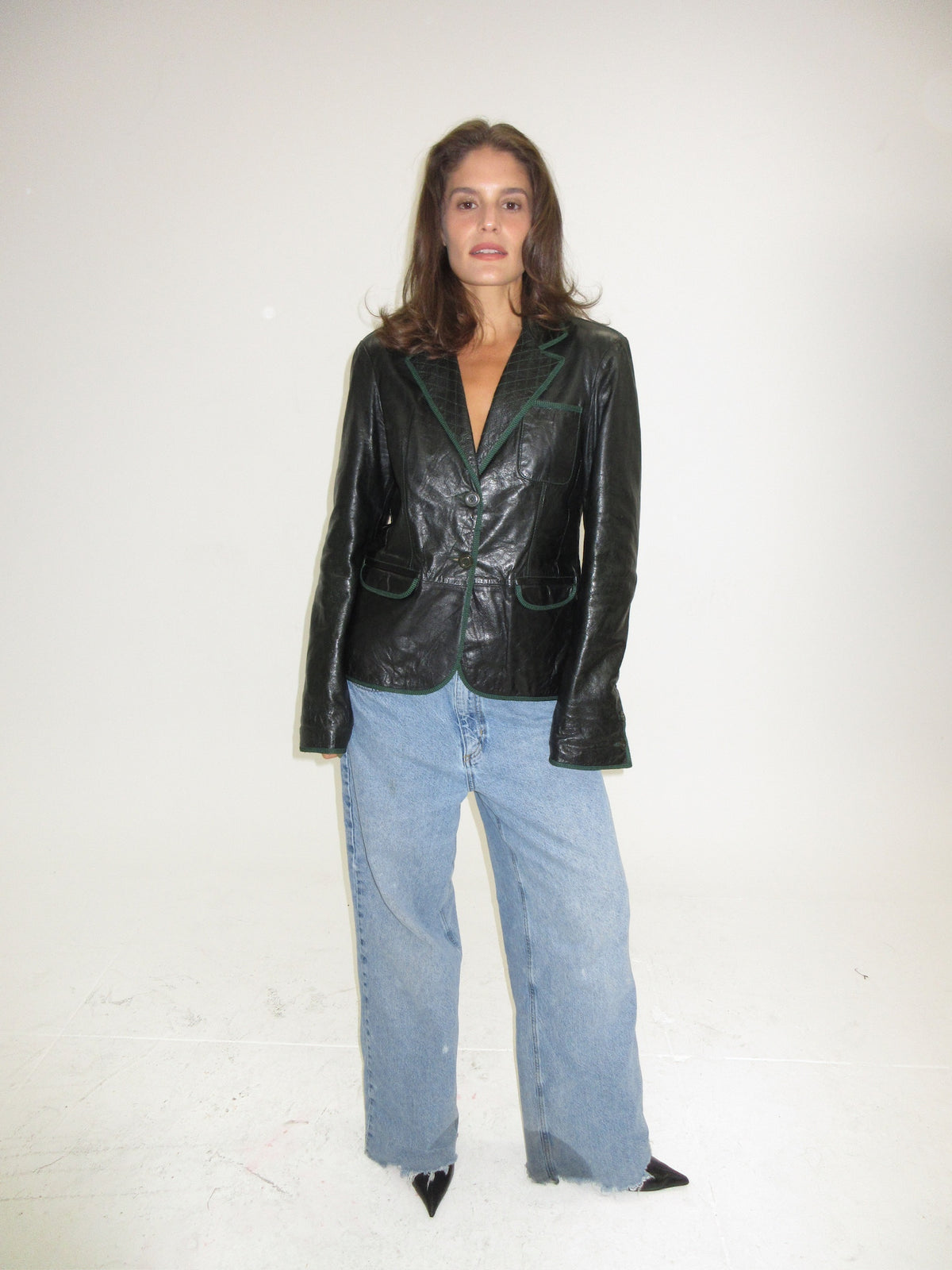 Vintage Just Cavalli leather jacket