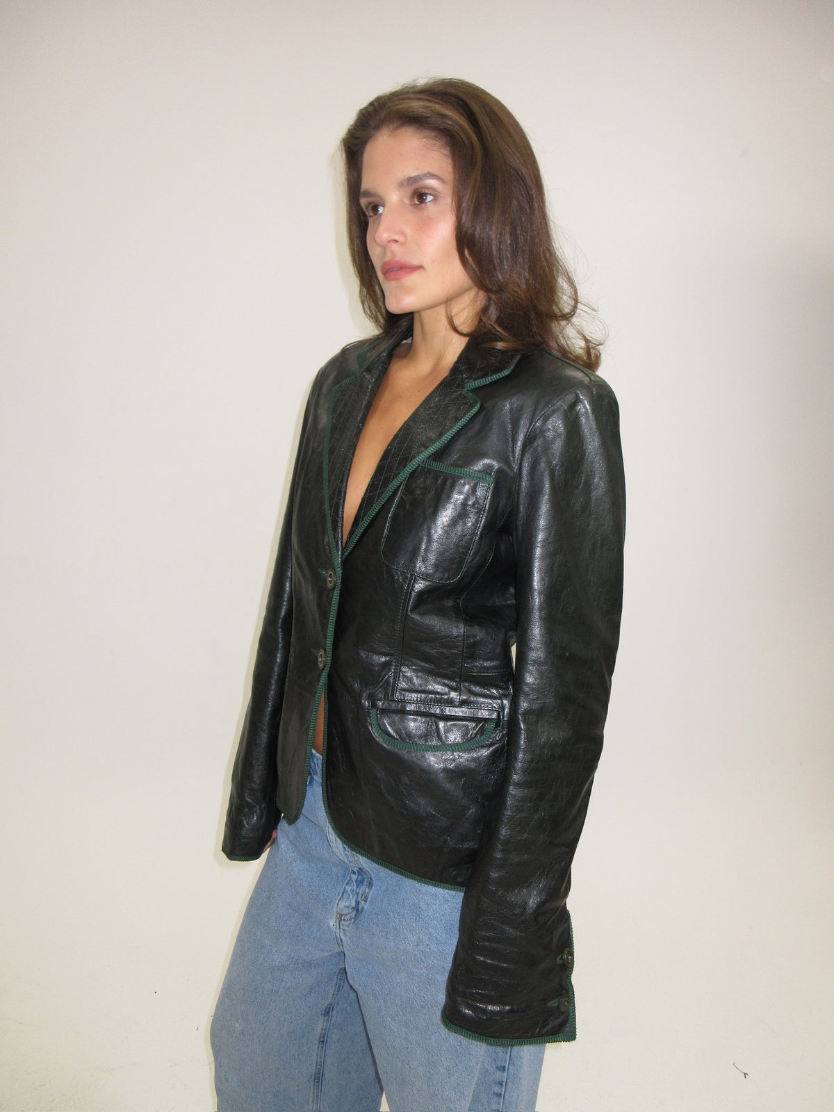 Vintage Just Cavalli leather jacket