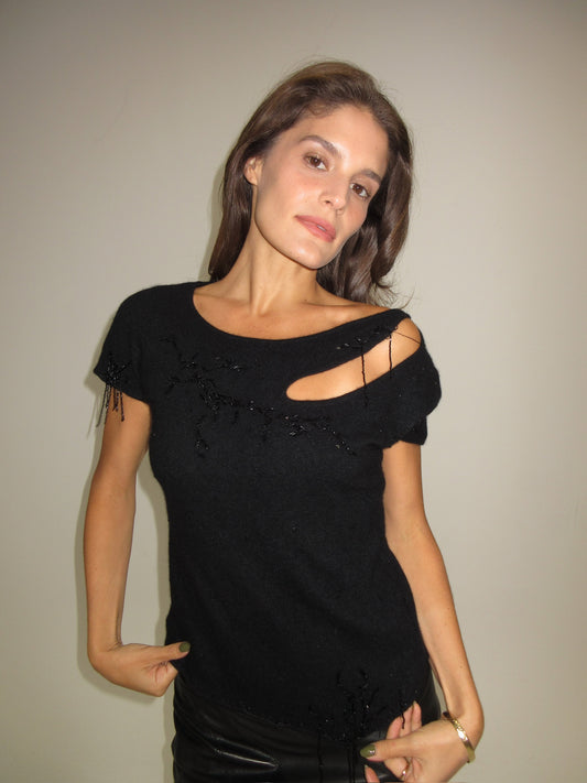 Vintage Lolita Lempicka wool top