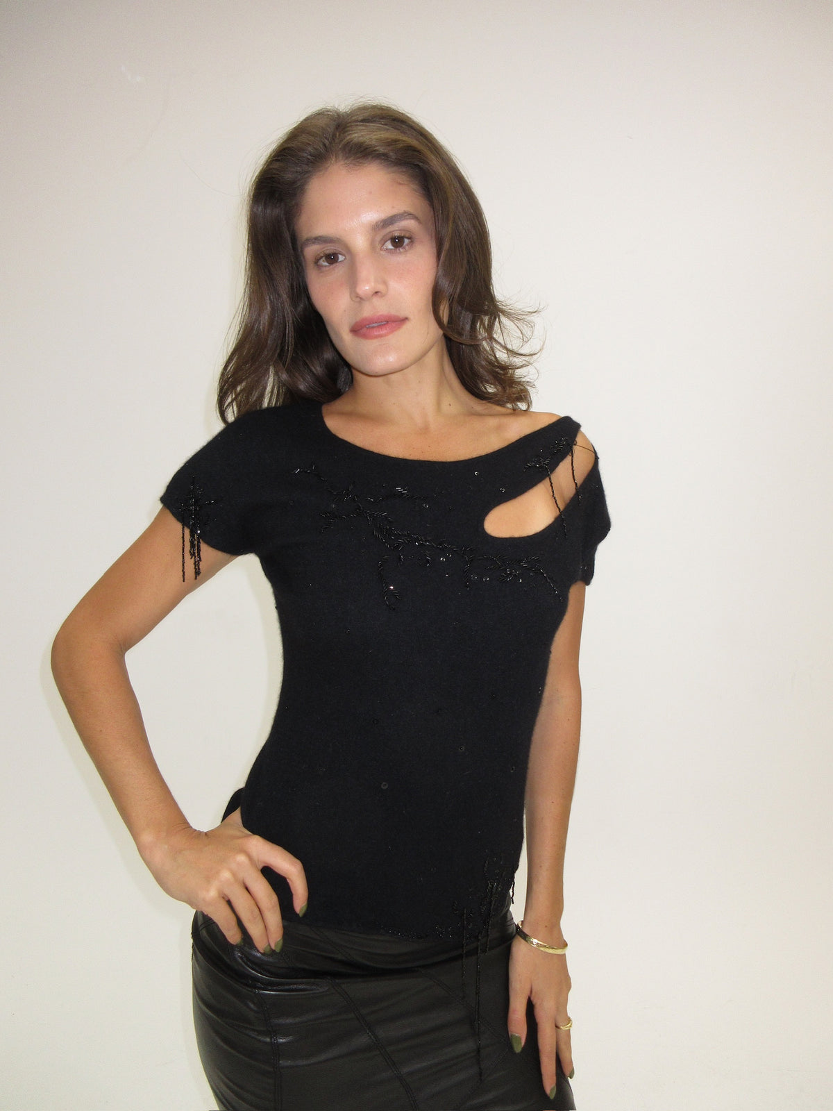Vintage Lolita Lempicka wool top