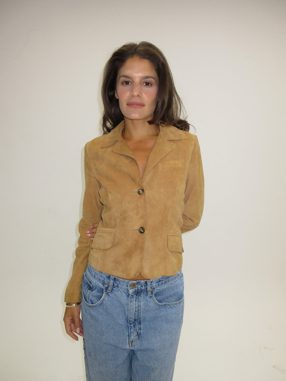 Vintage D&G suede jacket