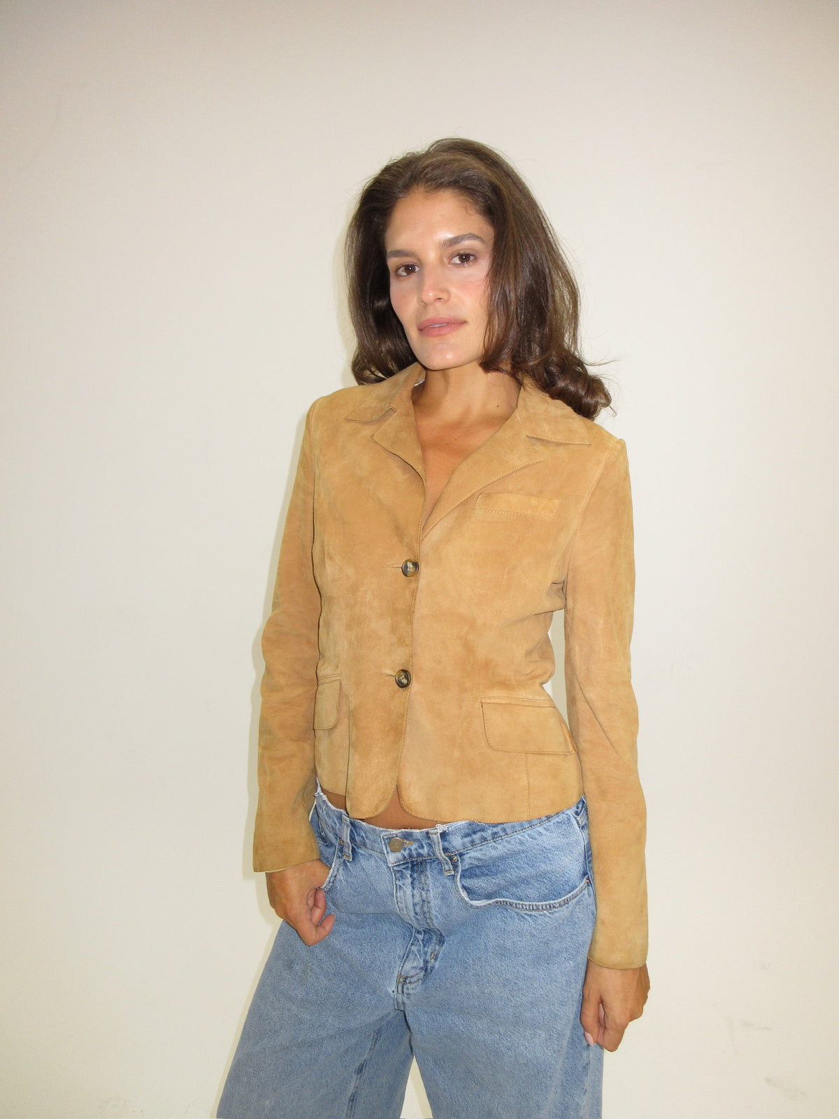 Vintage D&G suede jacket