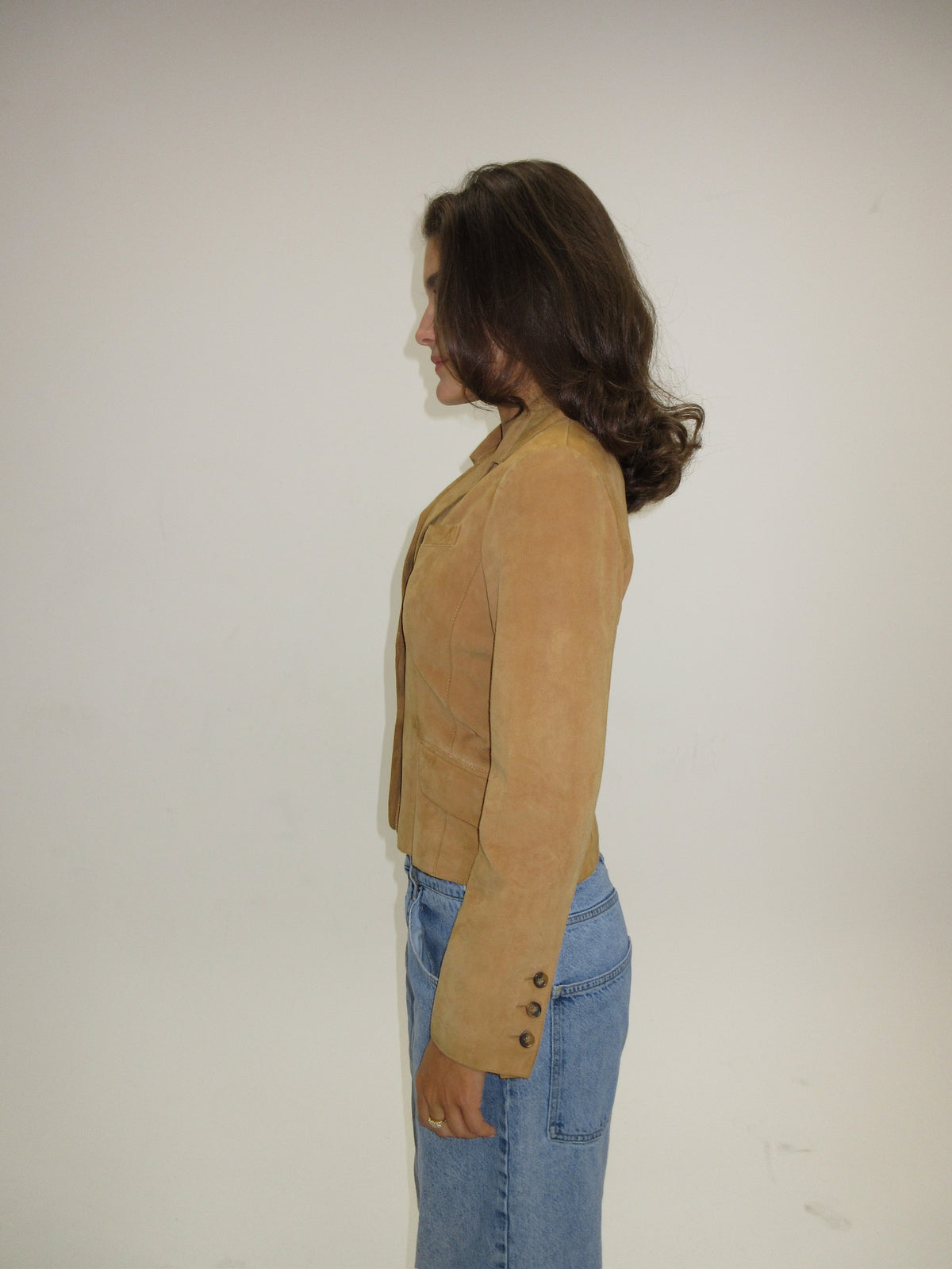 Vintage D&G suede jacket